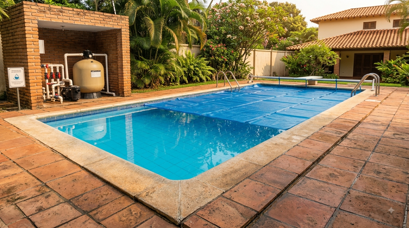 Cómo ahorrar agua en una piscina sin descuidar su mantenimiento